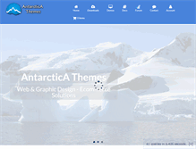 Tablet Screenshot of antarcticathemes.com